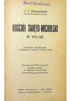 Kościół Święto Michalski w Wilnie 1908 r.
