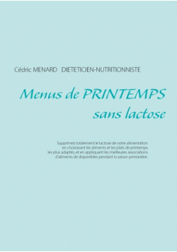 Menus de printemps sans lactose