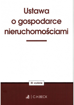 Ustawa o gospodarce nieruchomościami