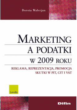 Marketing a podatki w 2009 roku