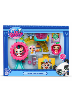 Littlest Pet Shop zestaw fabryka zabawy + akcesoria LPS00519