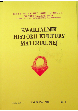 Kwartalnik Historii Kultury Materialnej Nr 3