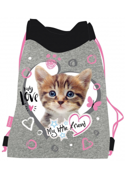 Worek na obuwie My Little Friend Kot Pink