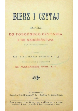 Bierz i czytaj 1900 r.