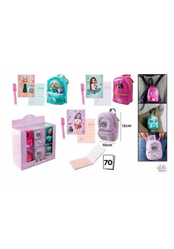 Zestaw do pisania w miniplecaku Big Dream Girl MIX