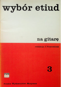 Wybór etiud na gitarę 3