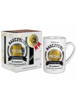 Kubek Nauczyciel na medal