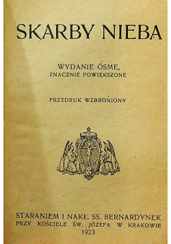 Skarby Nieba 1923 r.