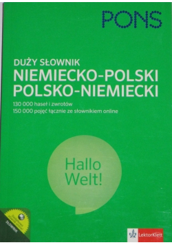 Duży słownik niemiecko polski polsko niemiecki