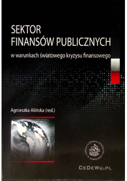 Sektor finansów publicznych w warunkach światowego kryzysu finansowego