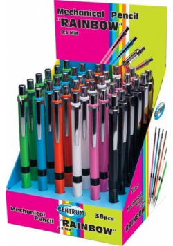 Ołówek mechaniczny Rainbow 0,5mm (36szt)