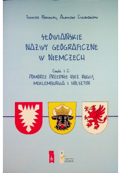 Słowiańskie nazwy geograficzne w Niemczech Część 1 C
