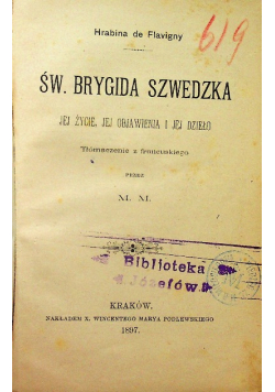 Św Brygida Szwedzka 1897 r.