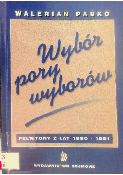 Wybór pary wyborów
