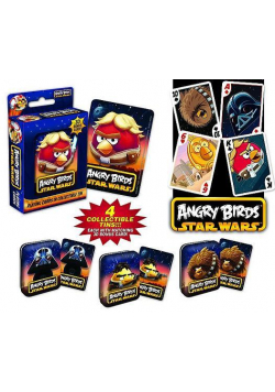 Angry Birds Star Wars Karty w met. puszce 4 wzory