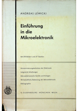 Einfuhrung in die Mikroelektronik