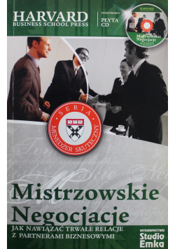 Mistrzowskie Negocjacje plus płyta CD