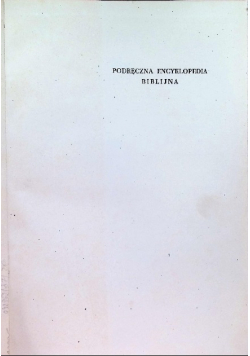 Podręczna Encyklopedia Biblijna Tom 2
