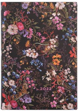 Kalendarz książkowy Flexi midi 2022 12M Floralia