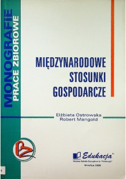 Międzynarodowe stosunki gospodarcze