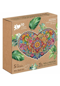 Puzzle 150 Milliwood Peace and harmony Mandala Miłości