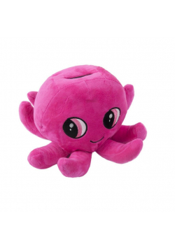 Pluszowa skarbonka. Ośmiornica z dzwiękiem pink