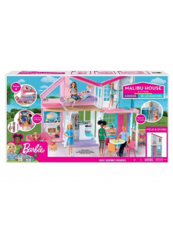 Barbie. Domek Malibu 6 pokoi + akcesoria