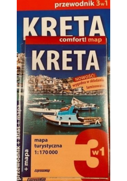 Kreta 3w1 przewodnik+atlas+mapa