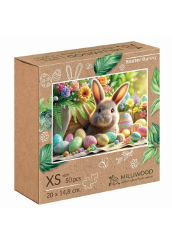 Puzzle 50 Milliwood Wielkanocny Zajączek
