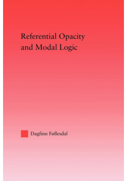 Referential Opacity and Modal Logic