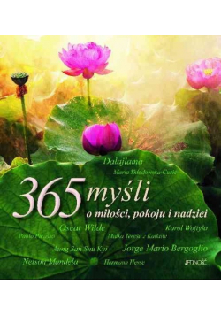 365 myśli o miłości pokoju i nadziei