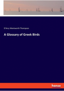 A Glossary of Greek Birds