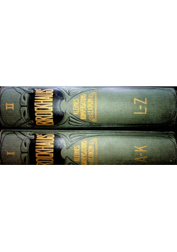 Brockhaus kleines konversations lexikon 2 tomy 1906 r.