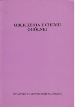Obliczanie z chemii ogólnej