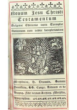 Novum Jesu Christi Testamentum 1926 r.