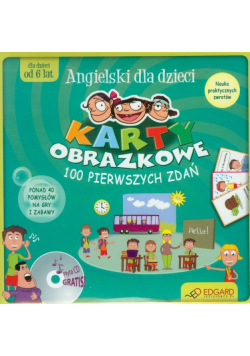 Angielski dla dzieci Karty obrazkowe 100 pierwszych zdań