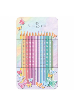 Kredki ołówkowe Sparkle pastel 12 kolorów