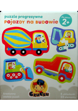 Puzzle progresywne Pojazdy na budowie