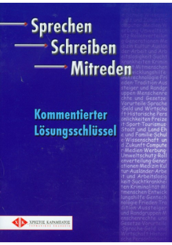 Sprechen schreiben mitreden Klucz rozwiązań