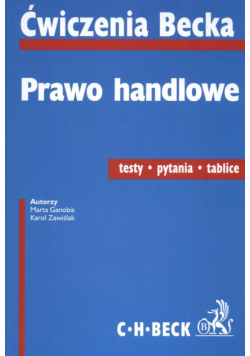 Prawo handlowe Ćwiczenia Becka