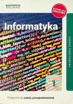 Informatyka podręcznik dla szkół ponadpodstawowych
