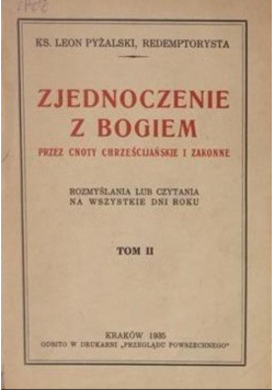 Zjednoczenie z Bogiem Tom II 1935 r.