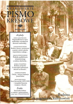 Krakowskie Pismo Kresowe 6/2014 Rodzina na..