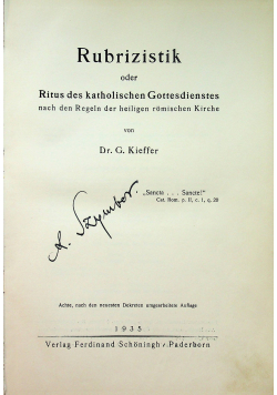 Rubrizistik 1935 r