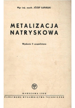 Metalizacja natryskowa