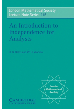 An Introduction to Independence for Analysts