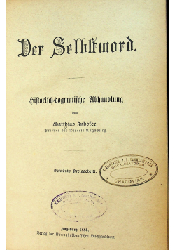 Drr Selbstmord 1886r