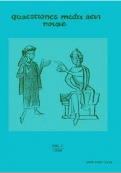 Quaestiones medii aevi novae