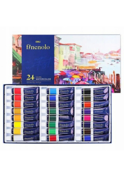 Farby akwarelowe Finenolo 12ml. 24 kolory