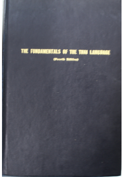 The fundamentals of the thai language